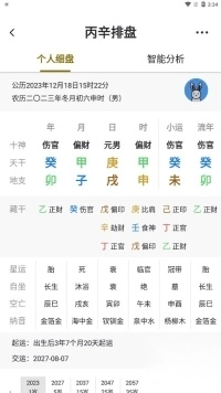 丙辛排盘