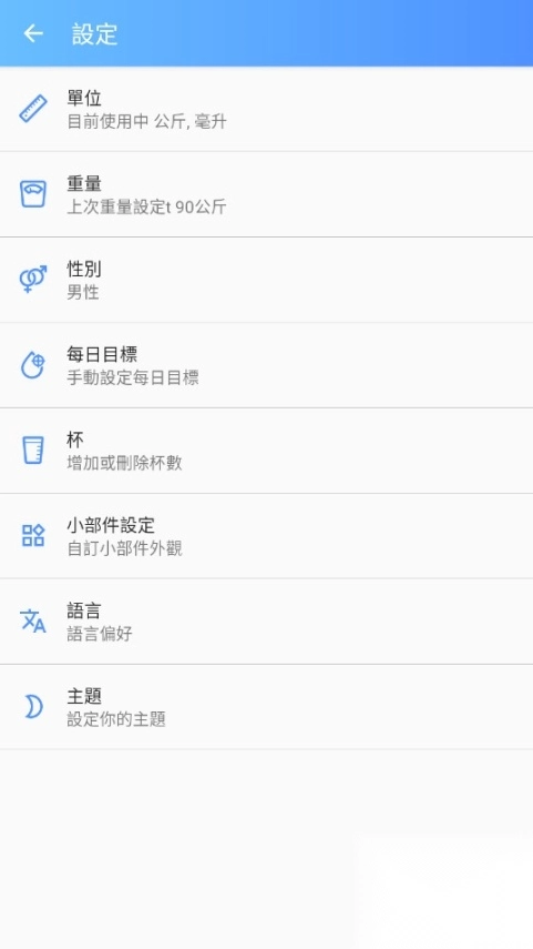 喝水提醒小帮手WaterTracker中文版