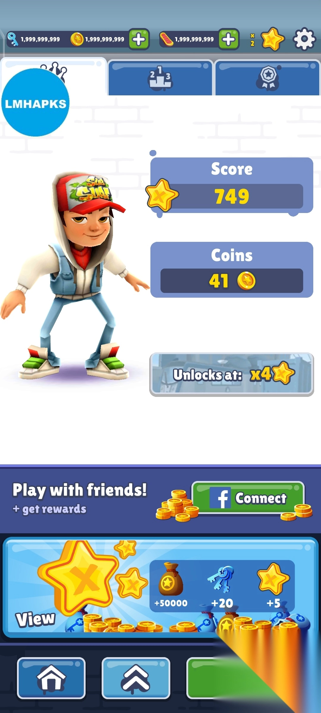 subwaysurf有幻影滑板全皮肤版图4