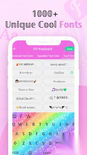 酷字体键盘和主题(4)