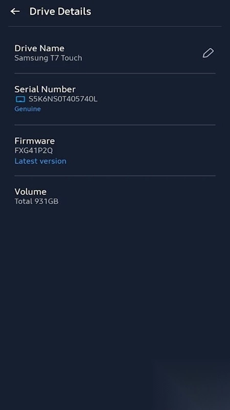 SamsungMagician(三星移动固态硬盘)1