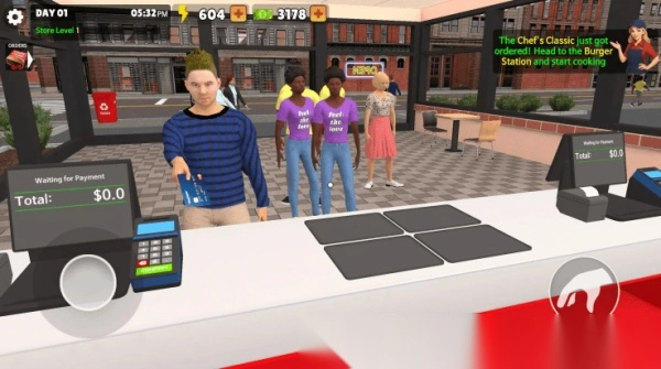 我的汉堡屋模拟器