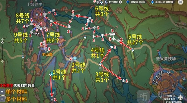 原神微光角菌的位置在哪原神微光角菌的采集路线是怎样的