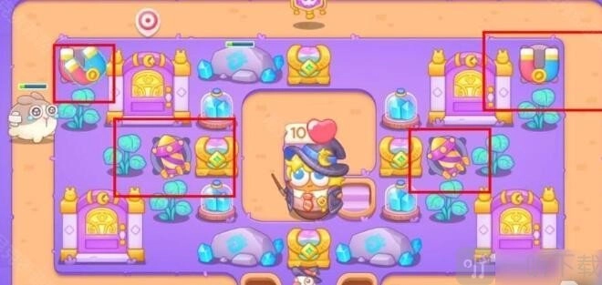 保卫萝卜4阿波与魔法宝藏第54关通关方法第54关完整通关攻略