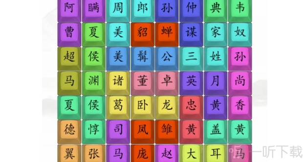 汉字找茬王找出三国人物的答案及过关方法