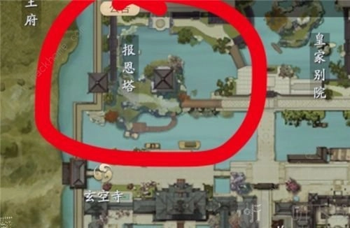 《庆余年手游》中福报塔在何处？福报塔坐修任务位置坐标全解析