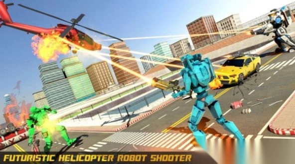 直升机变形机器人图1