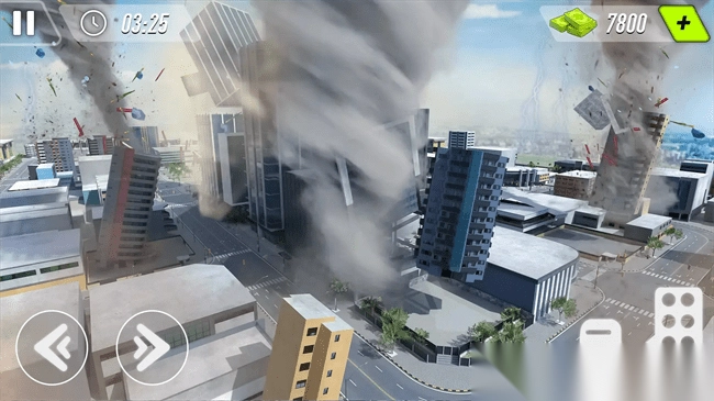 龙卷风摧毁模拟