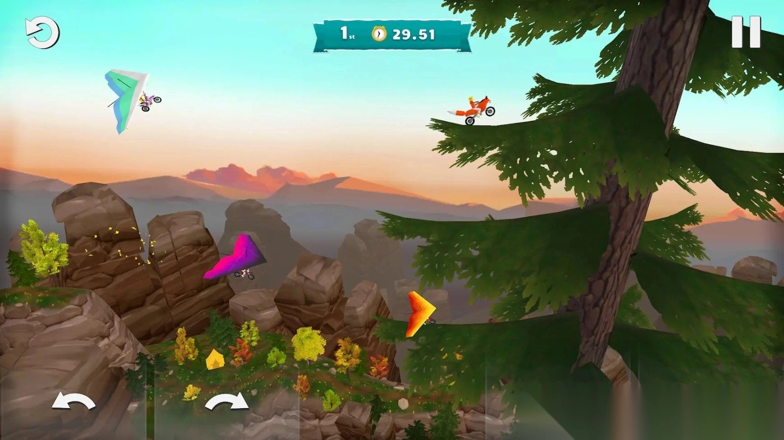 滑翔伞越野摩托