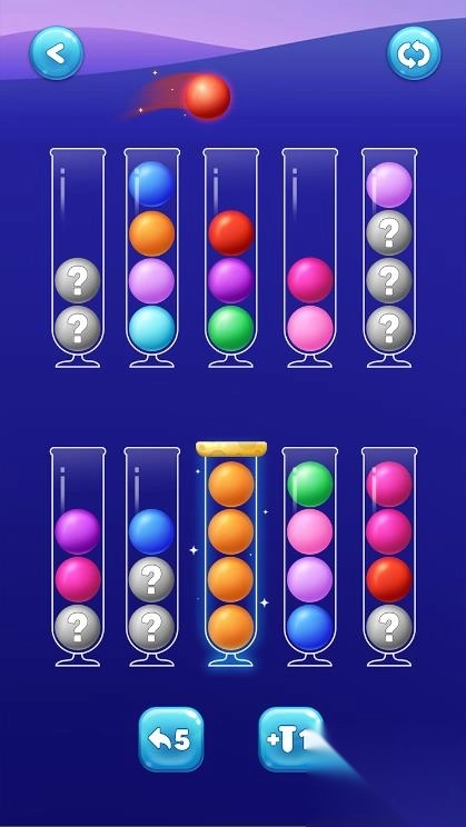 球排序颜色气泡排序(2)