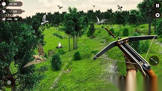 鸟类狩猎狙击手射击