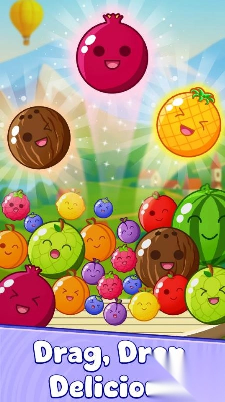 水果合并疯狂掉落