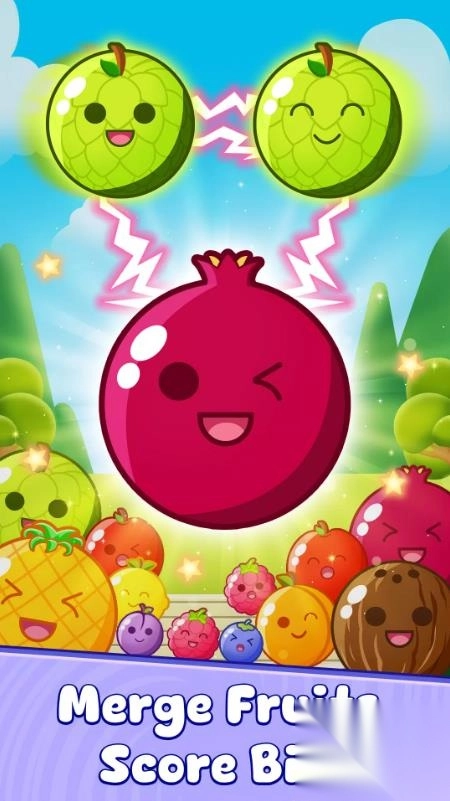 水果合并疯狂掉落