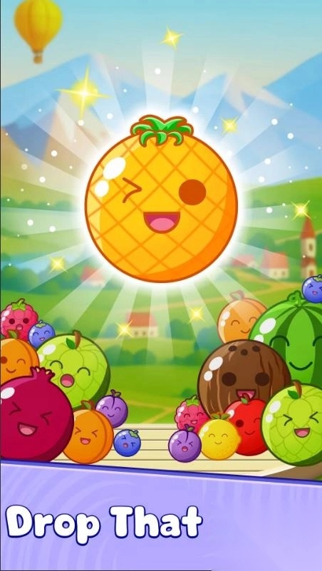 水果合并疯狂掉落