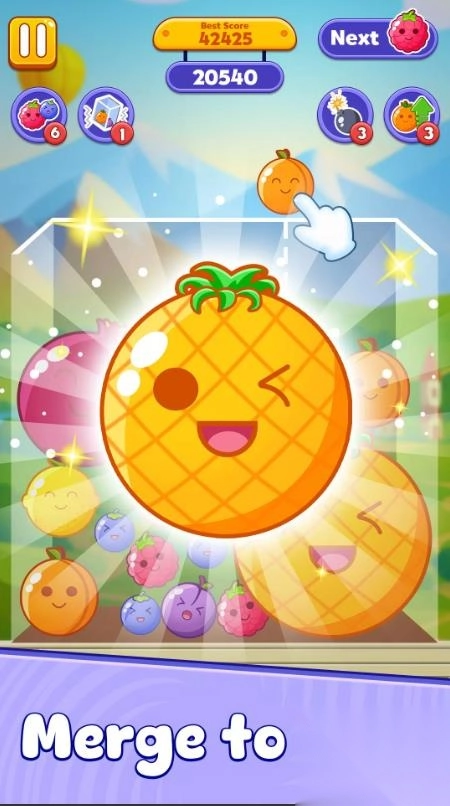 水果合并疯狂掉落