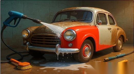 洗车改造修理汽车