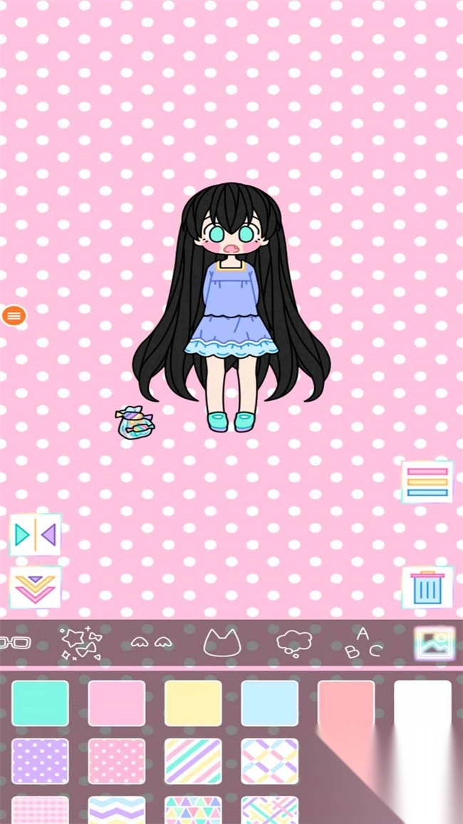 粉彩少女