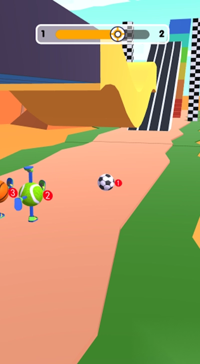 控制伸展球跑圖2