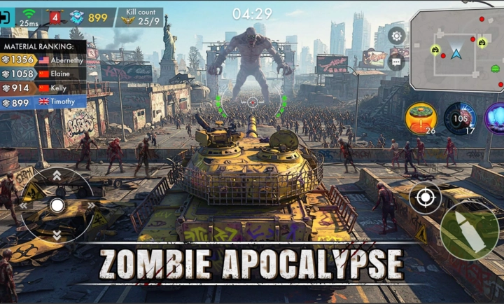 末日坦克僵尸PVP乱斗