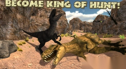 饥饿的猛禽沙漠恐龙狩猎(4)