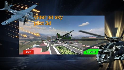 飞行战斗机飞行员3D(4)