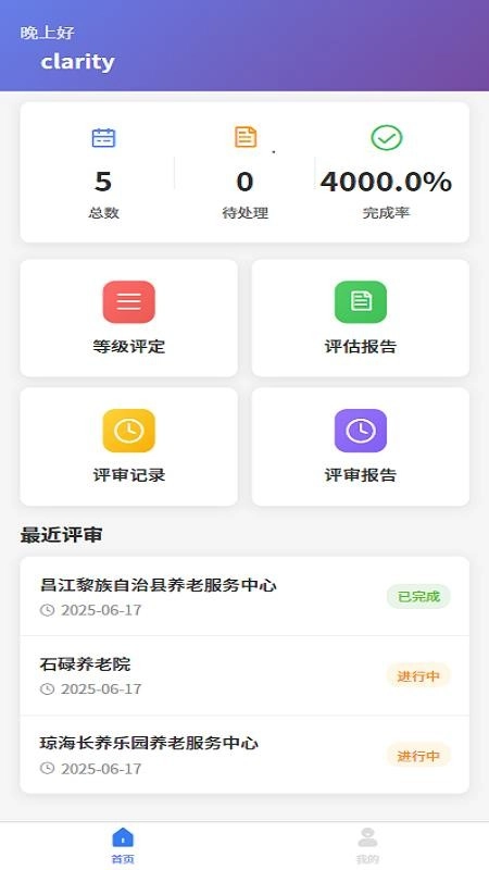 养老机构等级评定系统图4