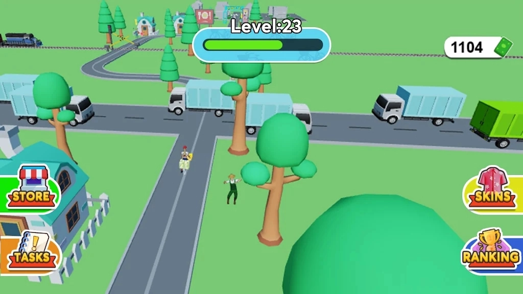 疯狂的披萨自行车比赛截图3