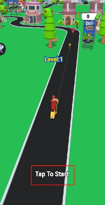 疯狂的披萨自行车比赛