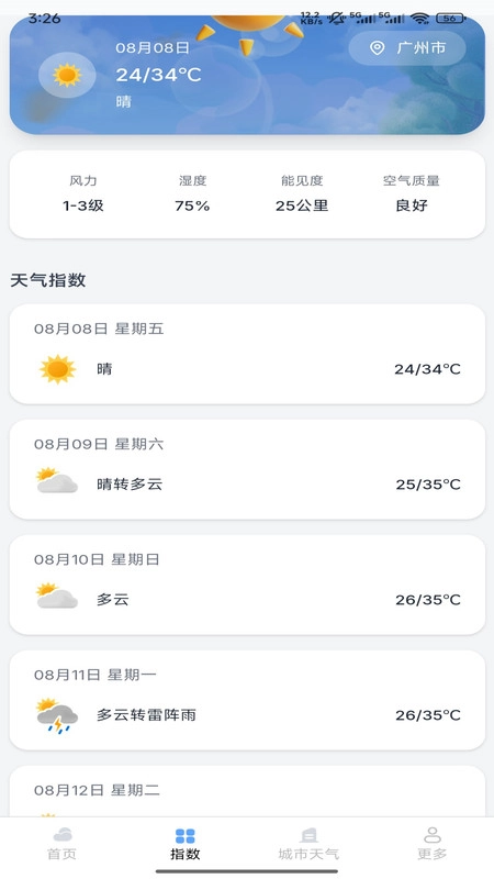 城市天气预报(4)