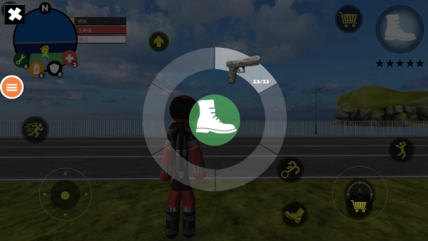 火柴人绳索救援