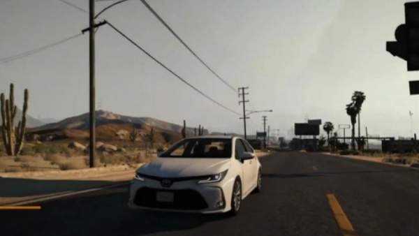 丰田汽车花冠驾驶