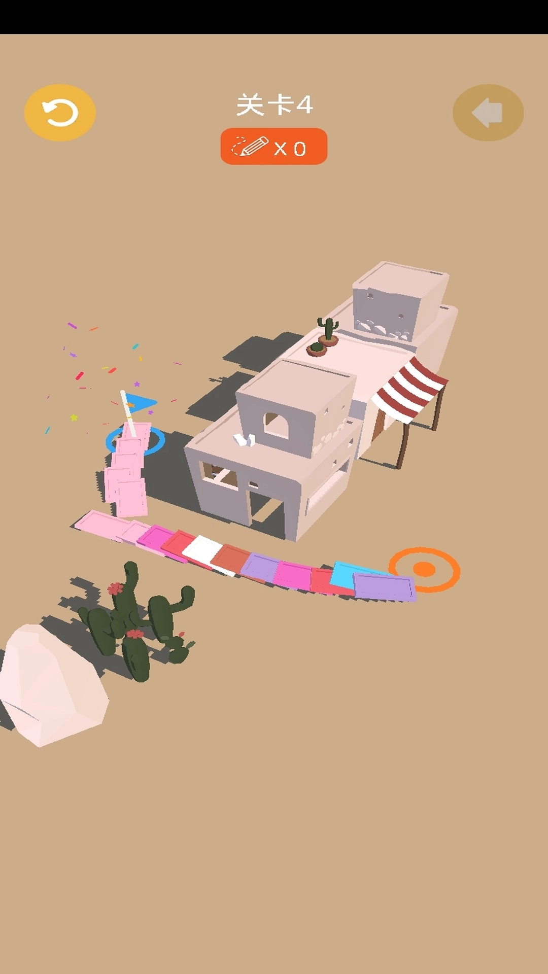 方块推送多米诺倒塌(1)