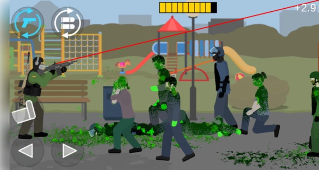 射杀平面僵尸(3)