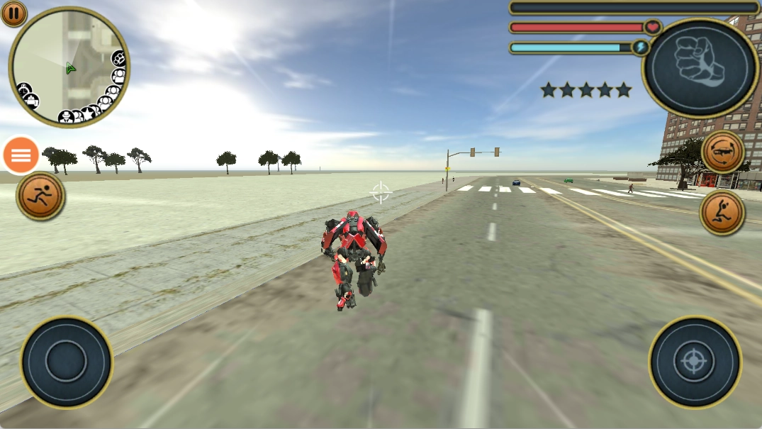 飞车机器人变形