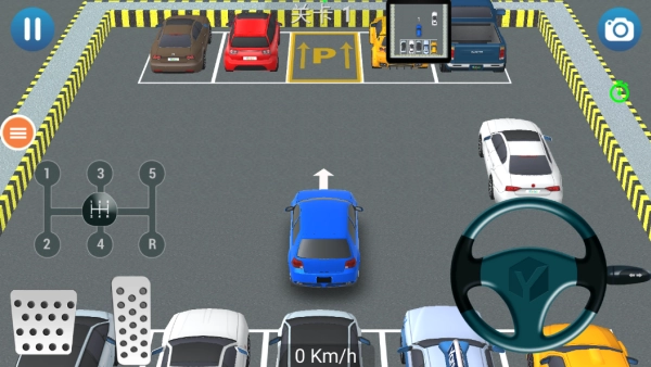 画线停车