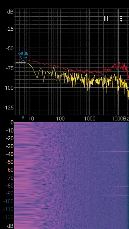Spectroid检测低频噪音