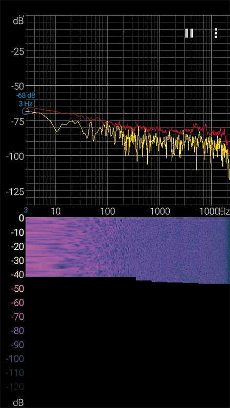 Spectroid检测低频噪音