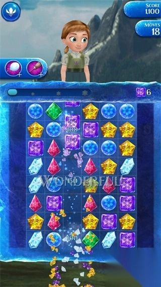 冰雪奇缘冰纷乐(Frozen Free Fall)免费原版图2