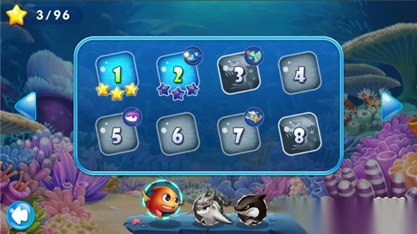 大鱼吃小鱼3夺宝大冒险手机版图2