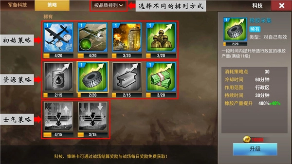 《二战风云2》策略组合搭配指南