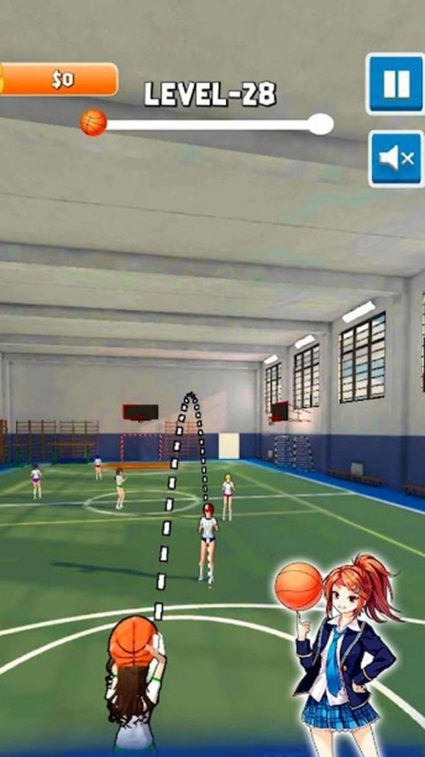 动漫校园篮球竞赛游戏安卓版图2