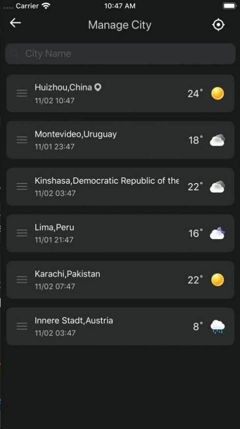 实时天气预报安卓版图4