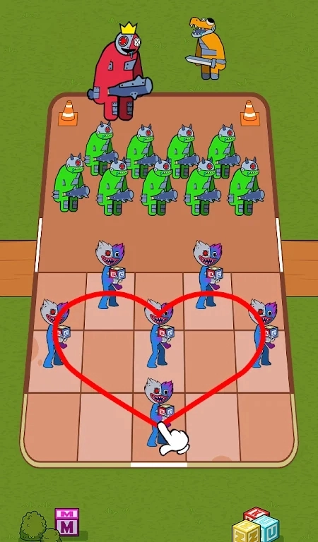 合并怪兽彩虹防御游戏版