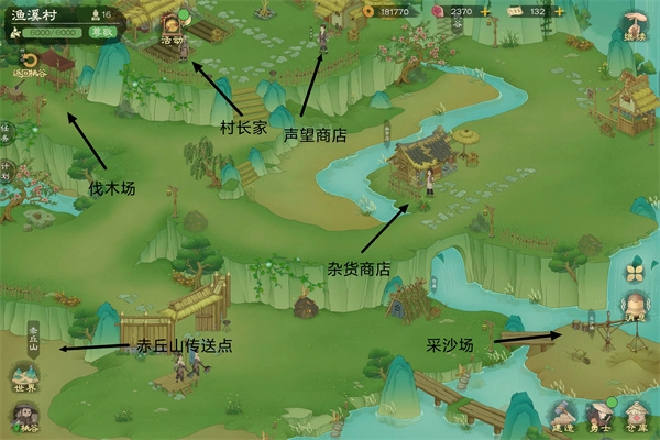 桃源记2鱼溪村建造材料的介绍说明