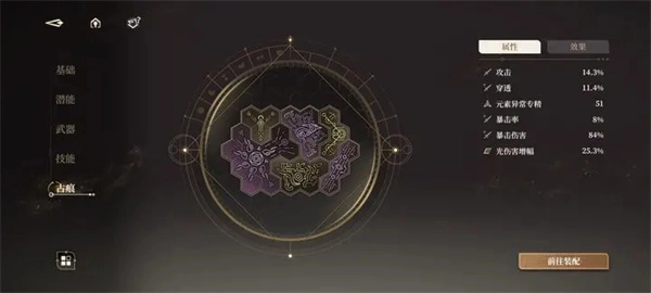 对黑色信标属性增幅作用进行介绍说明