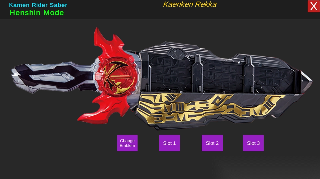 假面骑士圣刃腰带模拟器最新版(DXHENSHINSABER)截图3
