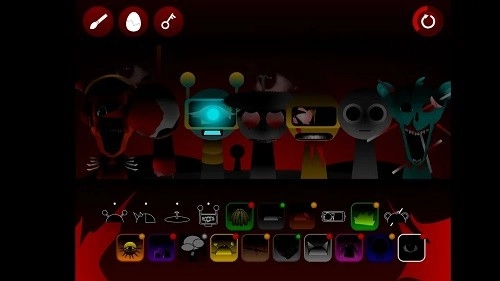 节奏盒子Sprunki极度恐怖版图1