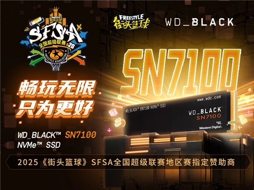 《街头篮球》SFSA全国超级联赛由WD_BLACK鼎力支持
