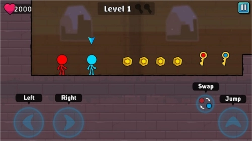 红蓝火柴人2游戏怎么玩2