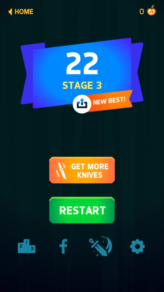飞刀挑战小游戏(KnifeHit)3